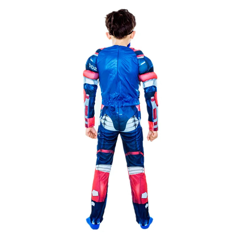 Costume Cosplay Enfant Iron Patriot - Combinaison Musclée