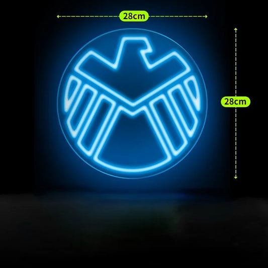 Néon LED Avengers S.H.I.E.L.D. - Logo Aigle