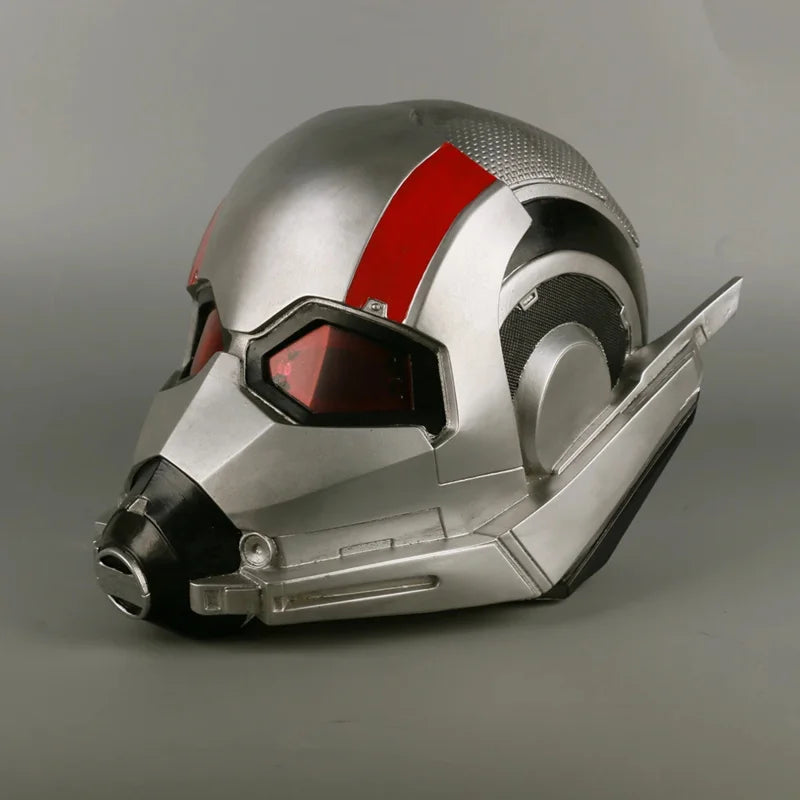Casque Ant-Man - Design Gris Argenté LED Rouge