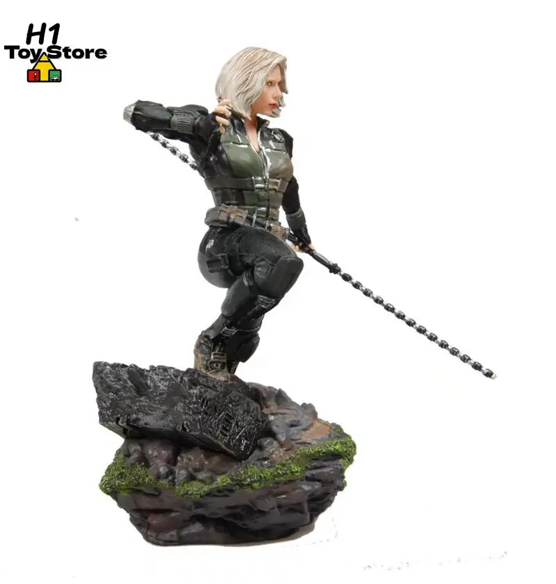 Statue Avengers Black Widow - Scène 1/10 Boîte Collector