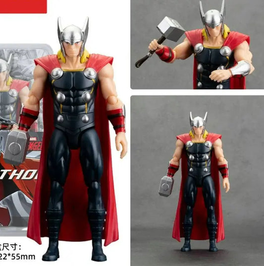 Figurine Avengers Thor - Modèle Articulé Armure Bleue 18cm