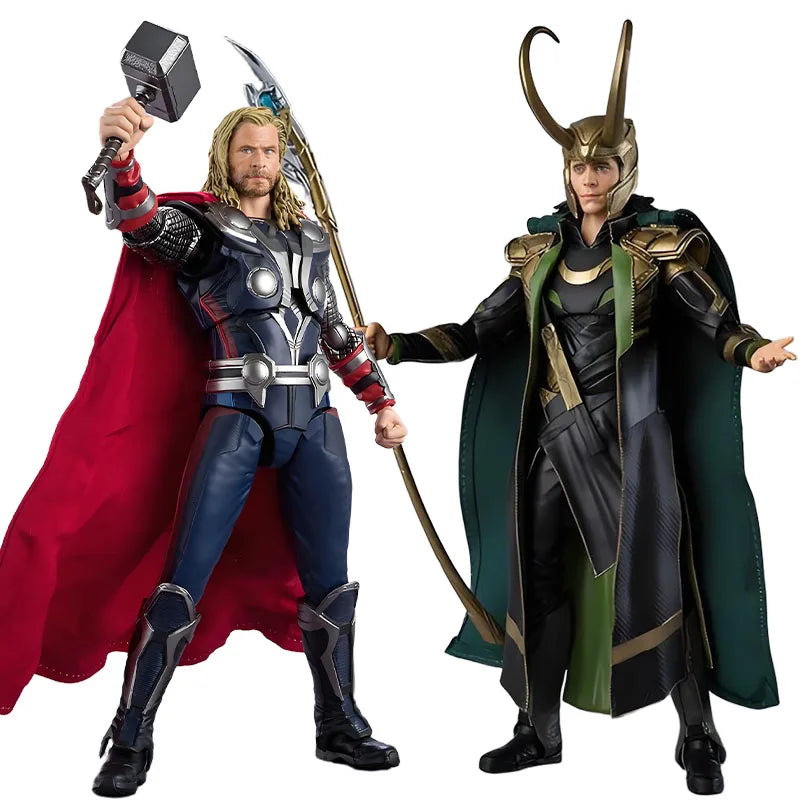 Figurine S.H.Figuarts Loki - Sceptre Casque Cornes