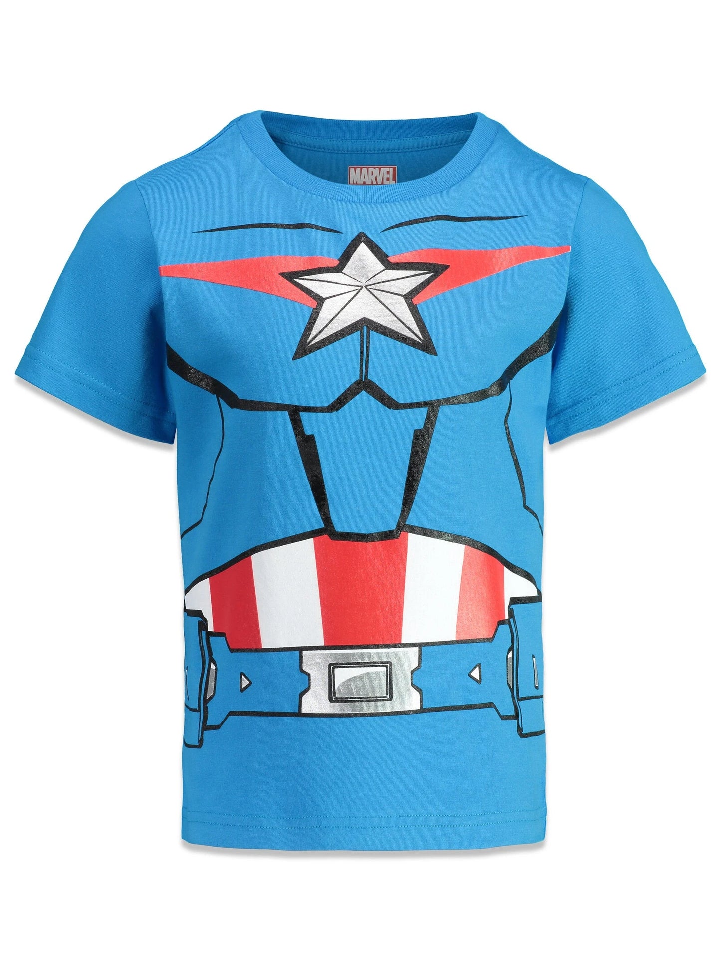 T-Shirt Enfant Avengers Captain America - Superhero Bleu