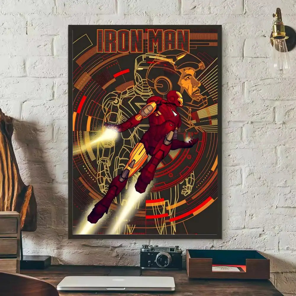 Sticker Iron Man - Pose Héroïque