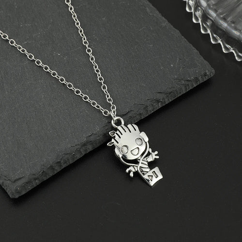 Collier Pendentif Baby Groot Argenté - Guardians of the Galaxy