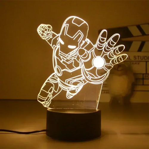 Lampe LED Avengers Iron Man - Vol 3D 18cm