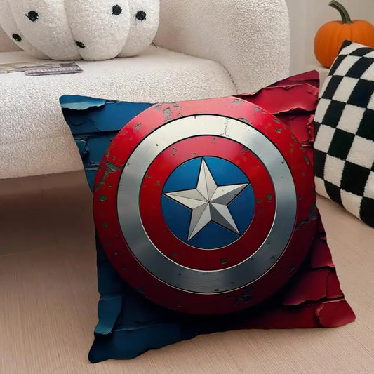 Housse de Coussin Captain America - Charge Bouclier