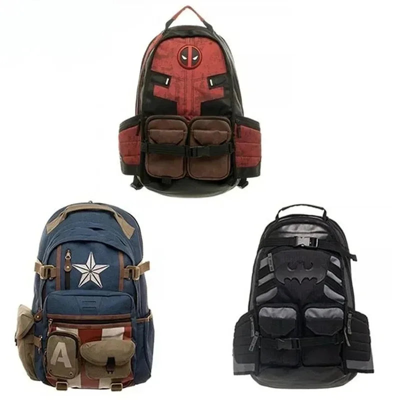 Sac à Dos Avengers Deadpool - Masque Rouge Noir