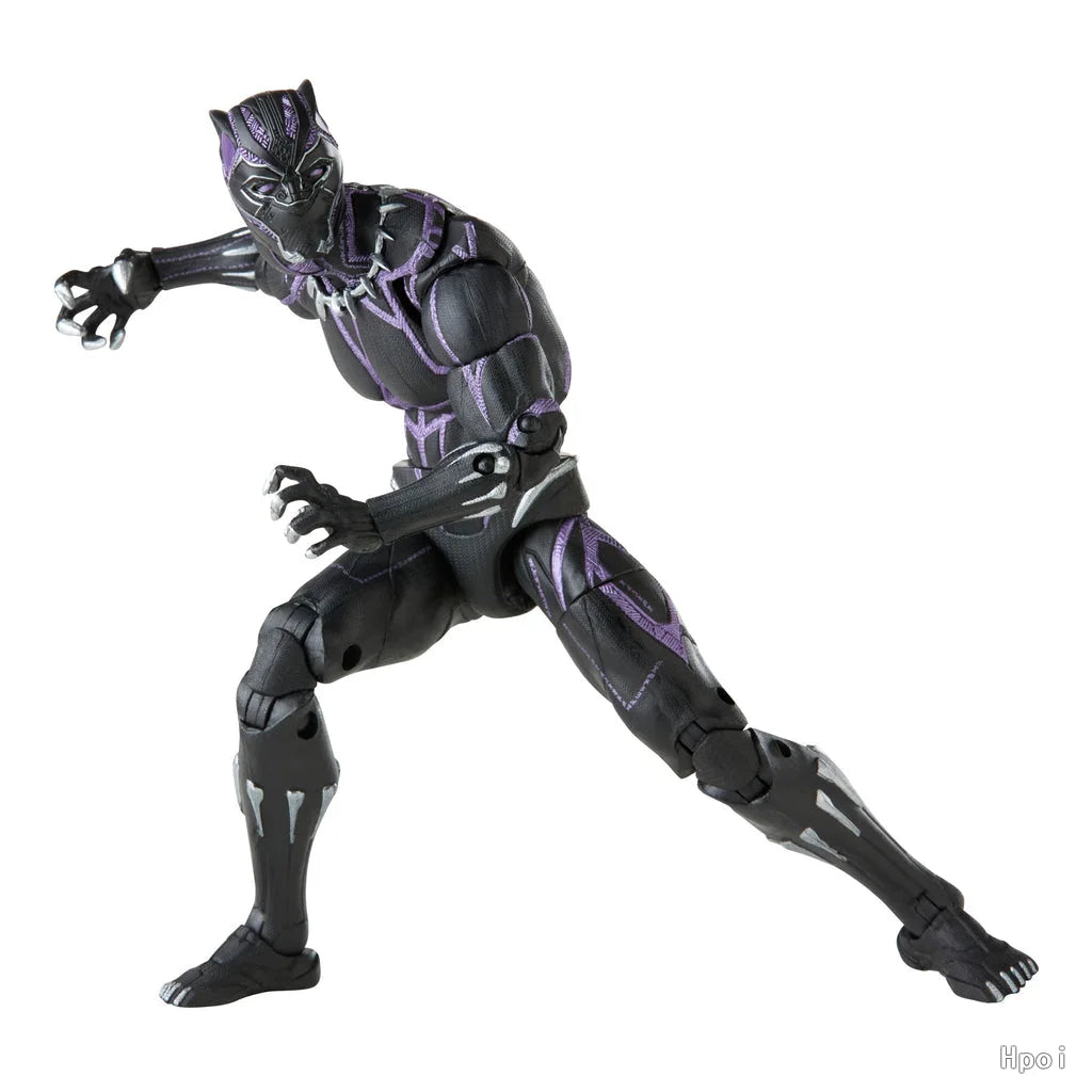 Figurine Hasbro Marvel Legends Black Panther - Costume Noir Violet Articulée