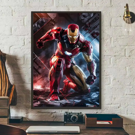 Sticker Iron Man - Sortie du Feu