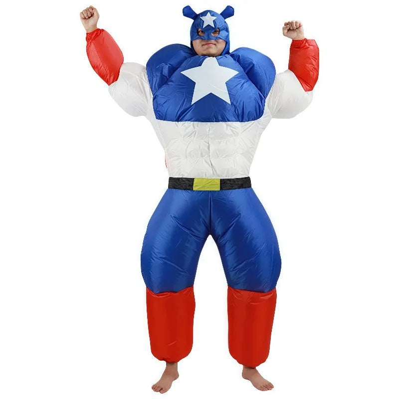 Costume Gonflable Avengers Captain America