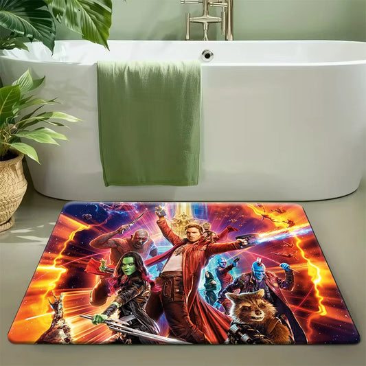 Tapis Marvel Avengers Infinity War - Design Explosion Multicolore