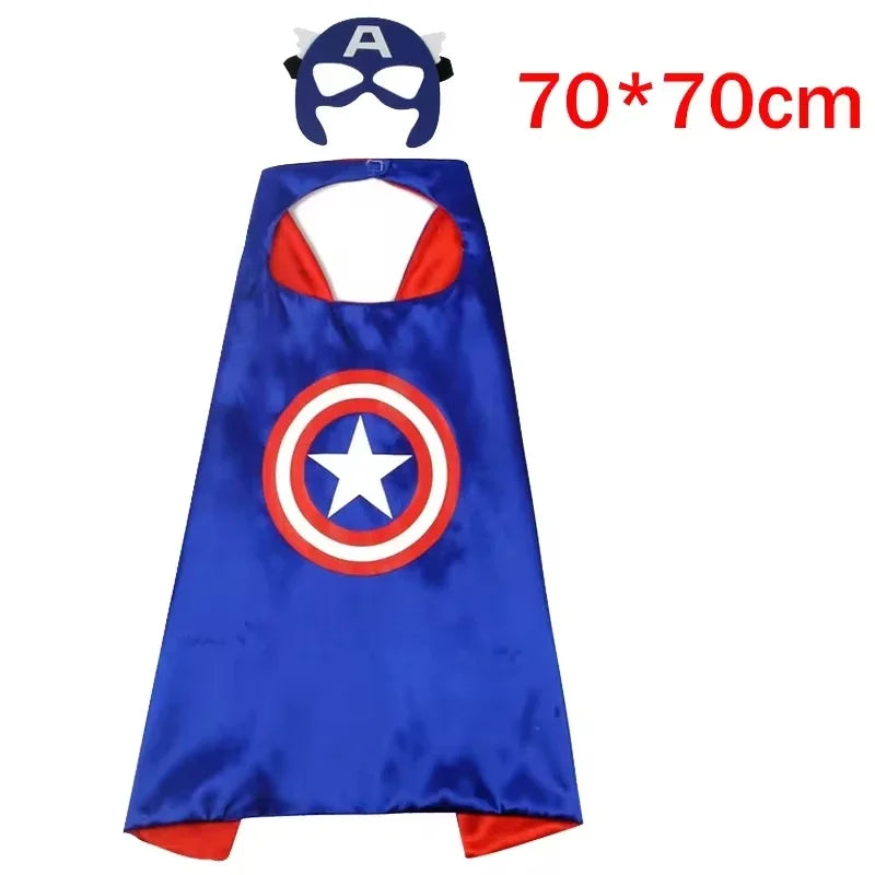 Costume Enfant Captain America - Combinaison Bouclier Masque Cape