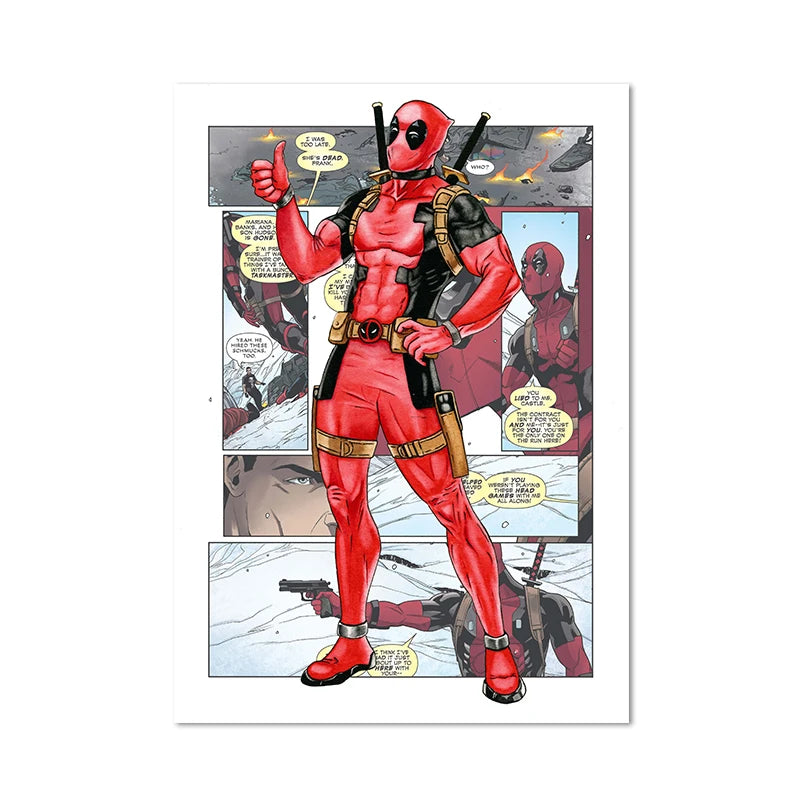 Poster Deadpool - Bande Dessinée