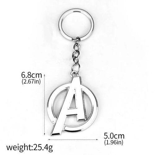 Porte-clés Avengers Logo A - Chrome Poli