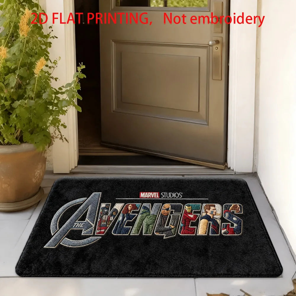Tapis Marvel Avengers - Design Mosaïque Comics Multicolore