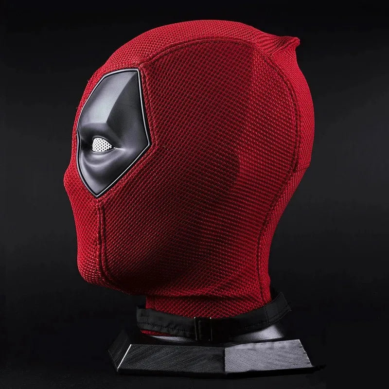 Masque Cagoule Deadpool - Cosplay Intégral Tissu Rouge Noir
