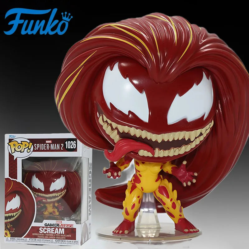 Figurine Funko Pop Marvel Scream - Symbiote Rouge Jaune #1026