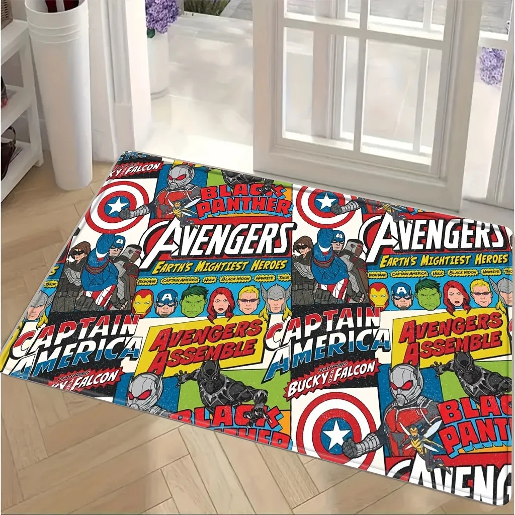 Tapis Avengers Hulk - Explosion Enflammée Fumée