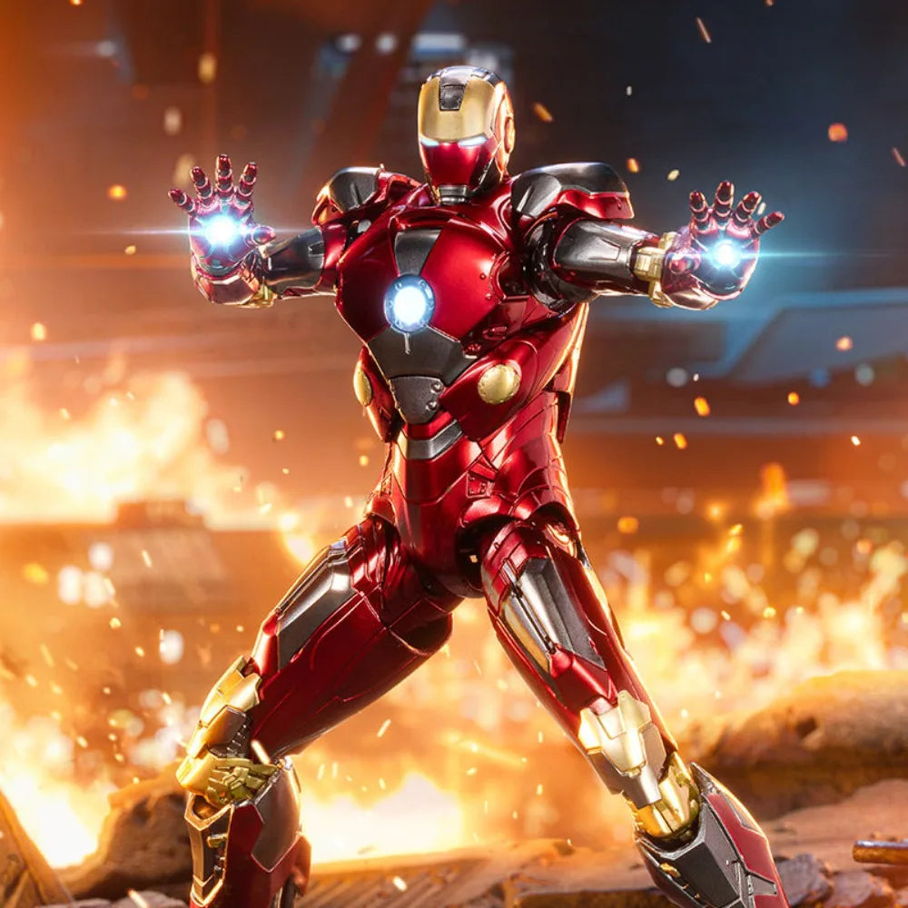 Figurine ZD Toys Iron Man MK39 Starboost - Variante Teal