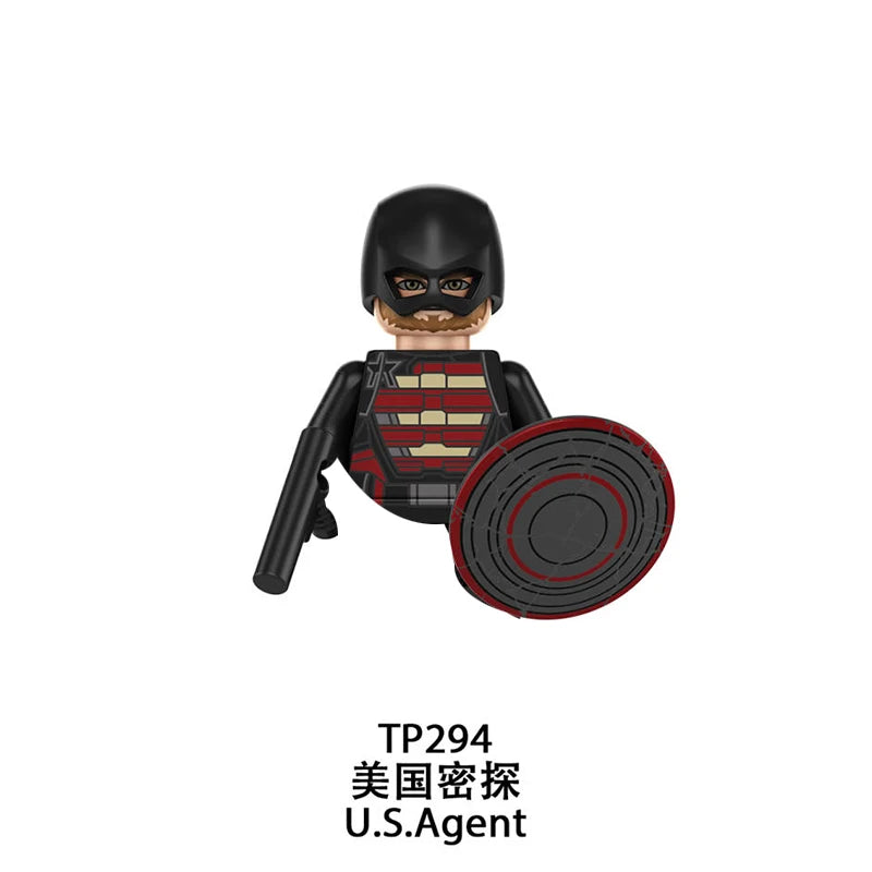 Figurine U.S. Agent - Bouclier Noir Rouge