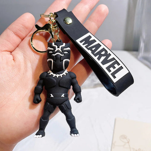 Porte-clés Black Panther - Figurine Silicone