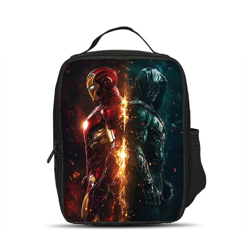 Sac Repas Isotherme Avengers Iron Man - Face à Face Silhouette Sombre