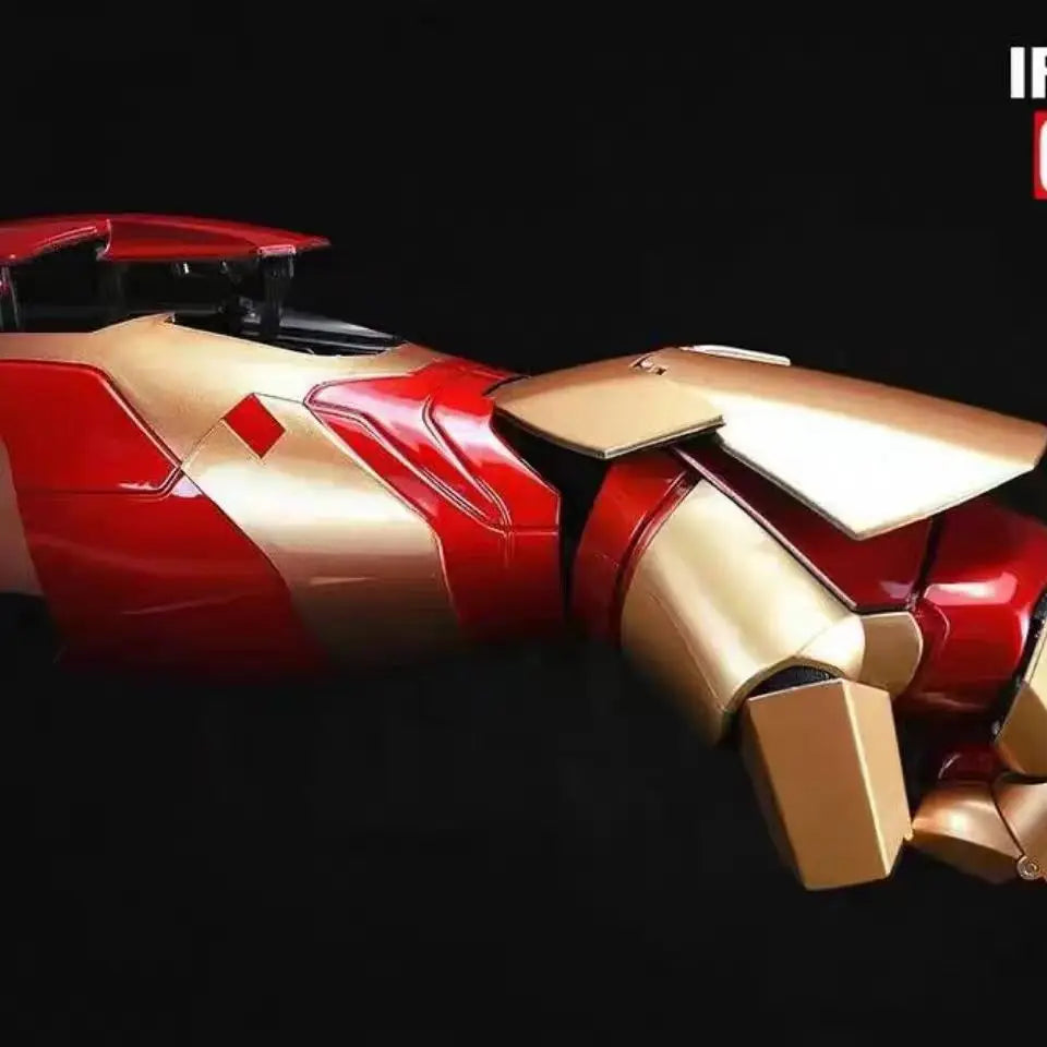 Bras Mécanique Iron Man - Avant-Bras MK42 Rouge et Or