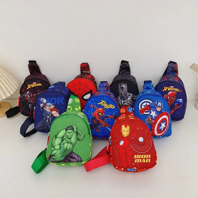 Sac Avengers - Sac Poitrine Noir Enfant