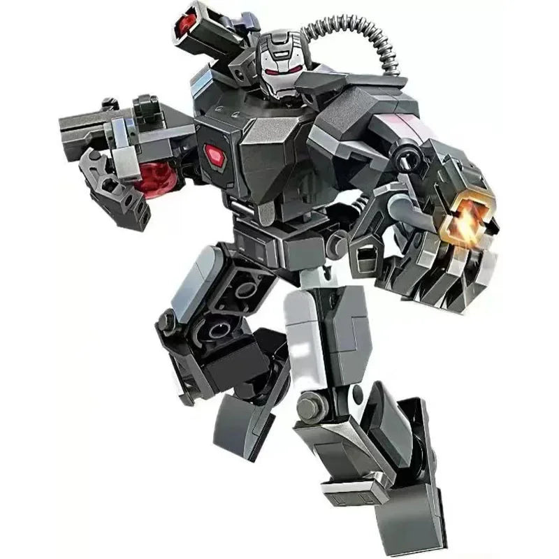 Set Building Blocks Mecha Avengers - Captain America Hulk Wolverine Thanos