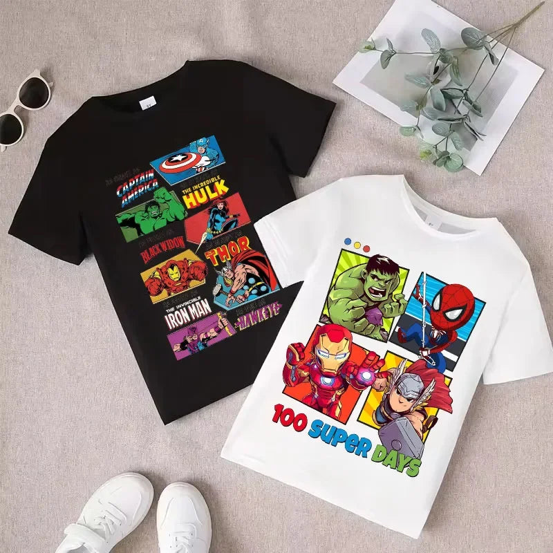 T-Shirt Enfant Avengers As Brave As Captain America - Noir