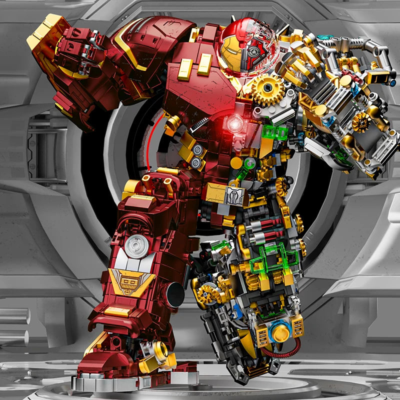 Figurine Briques Avengers Iron Man Buster - Construction 2653 Pièces