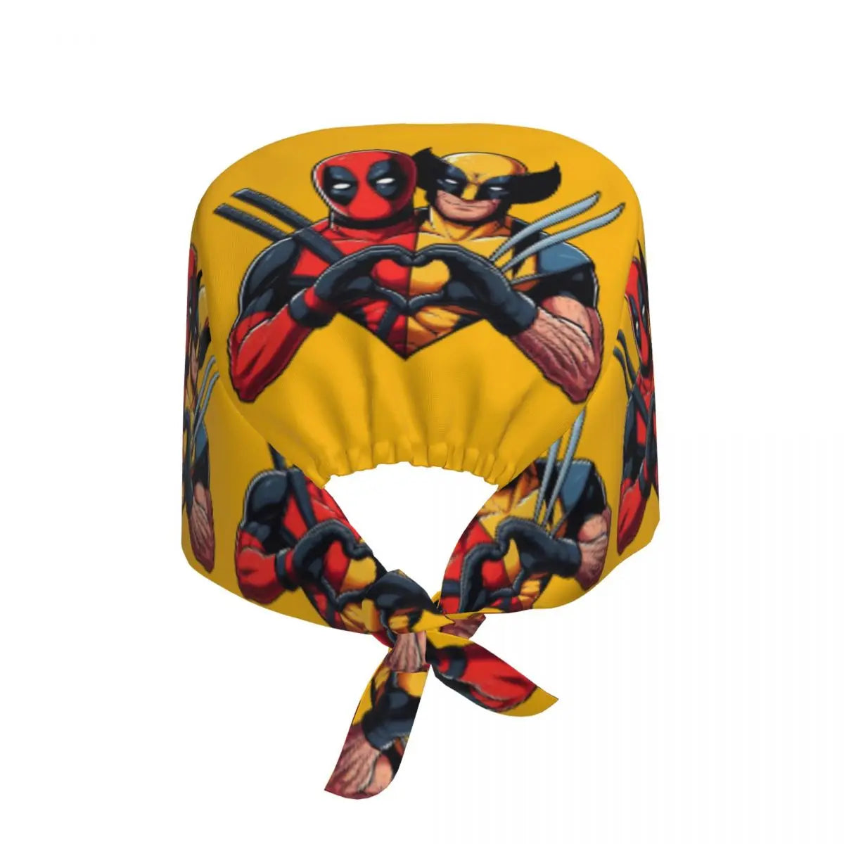 Bandana Deadpool & Wolverine - Duo Cœur Blanc