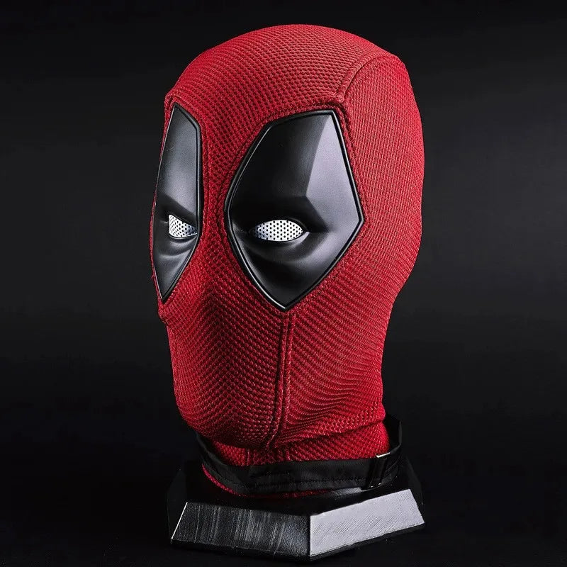 Masque Cagoule Deadpool - Cosplay Intégral Tissu Rouge Noir