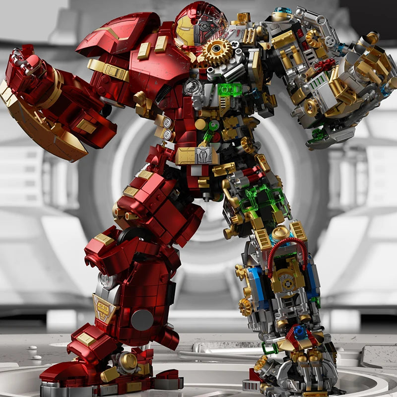 Figurine Briques Avengers Iron Man Buster - Construction 2653 Pièces