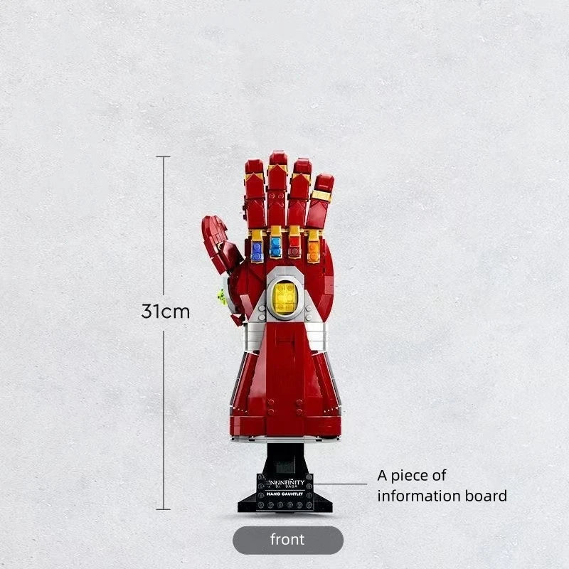 Figurine Briques Avengers Nano Gauntlet - Gant Infini 675 Pièces
