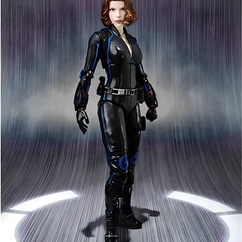 Figurine Marvel Legends Black Widow - Combinaison Lumineuse Réaliste