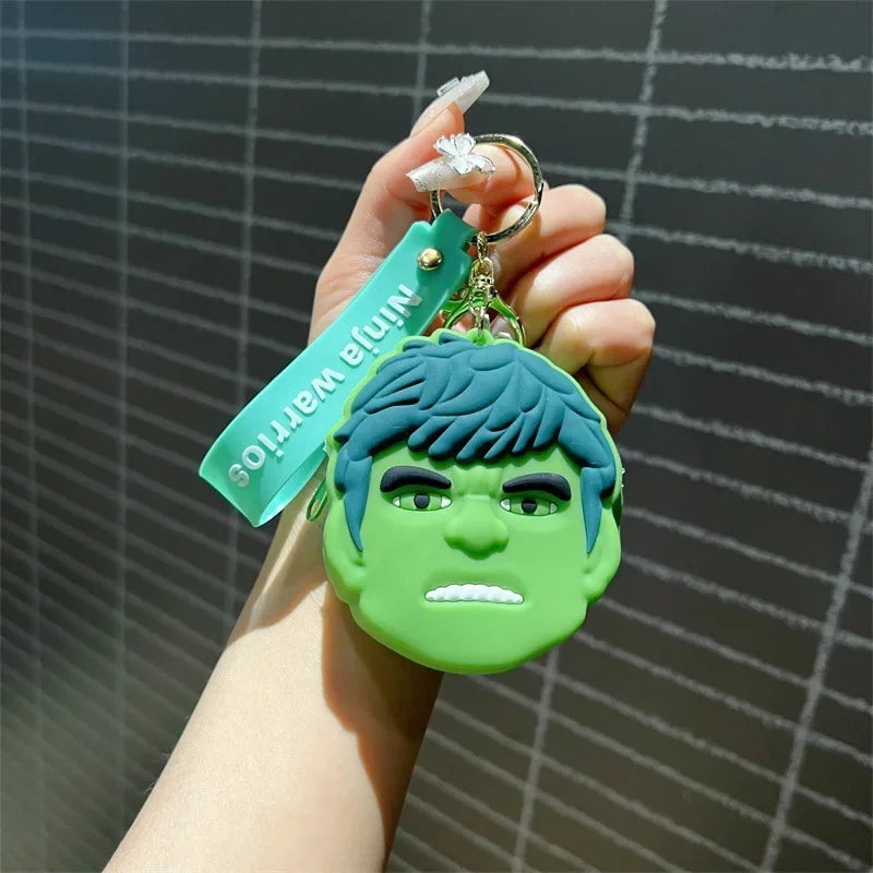 Porte-Monnaie Silicone Avengers Hulk - Visage Vert