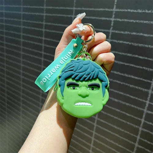 Porte-Monnaie Silicone Avengers Hulk - Visage Vert