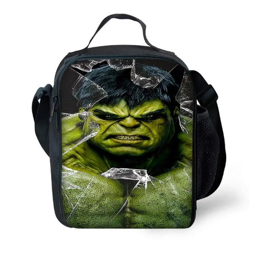 Sac Repas Enfant Hulk - Effet Verre Brise Visage